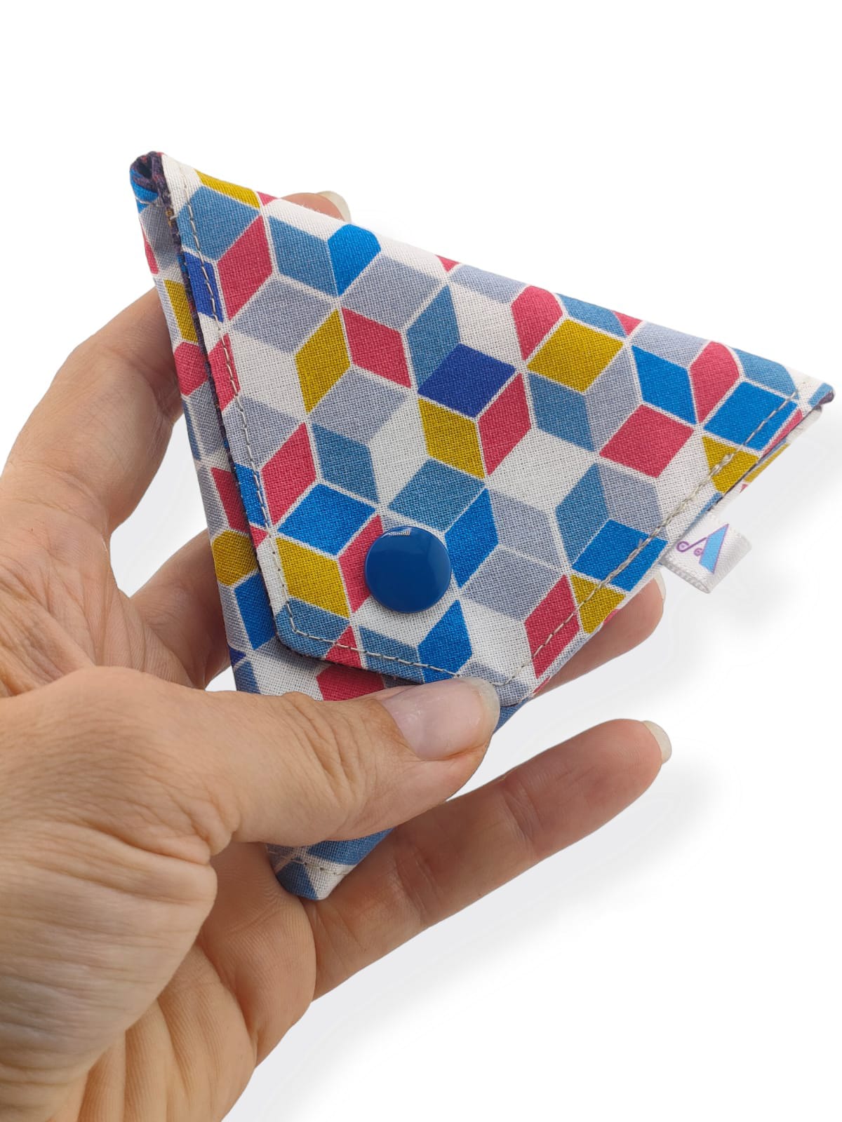 Monedero triangular geométrico