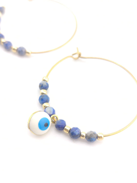 Pendientes ojo turco