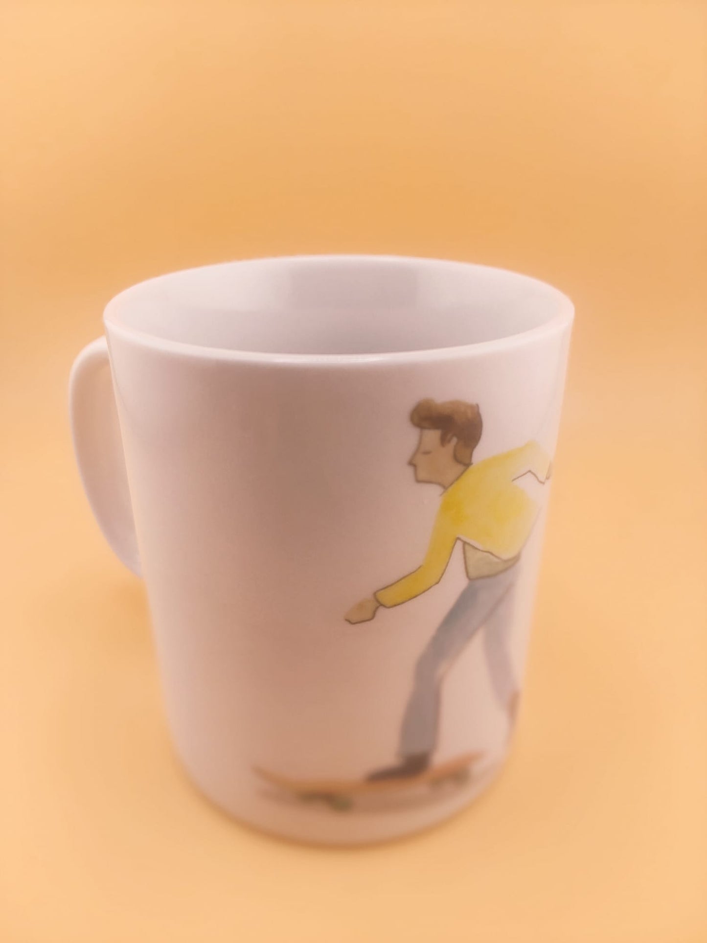 Taza patinando