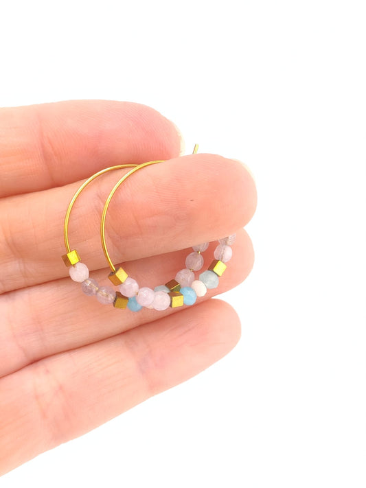 Pendientes cuadraditos